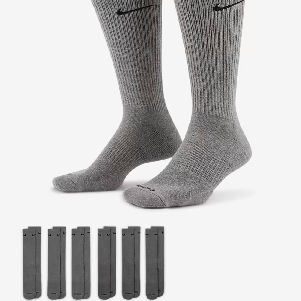 Nike Training Crew Socks (6 Pairs)
Nike Everyday Cushioned - Picture 5 of 7